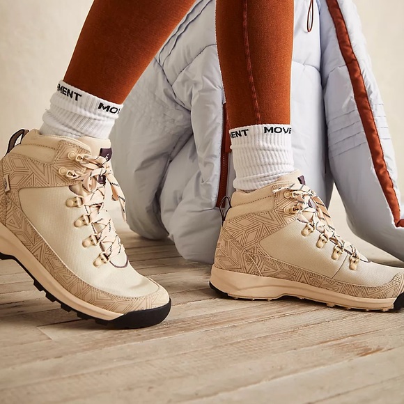 New Danner Free People Adrika Etched 8, 8.5 Leather Hiker Buttercream Lightwght - Picture 10 of 11